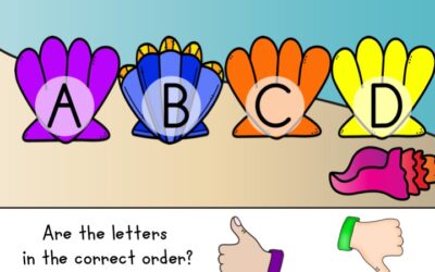 Seashell Alphabet Order