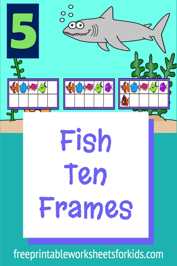 This fish theme activity will make a fun summer math center for your preschoolers or kindergarteners. There are 2 styles included - matching the number to the ten frame and matching the ten frame to the number.