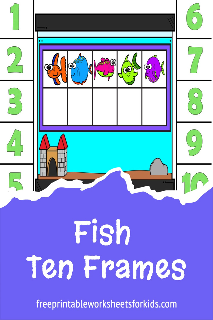 This fish theme activity will make a fun summer math center for your preschoolers or kindergarteners. There are 2 styles included - matching the number to the ten frame and matching the ten frame to the number.