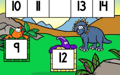 Dinosaur Number Sequence Cards