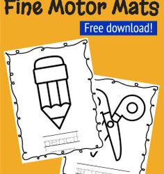 Back To School Fine Motor Mats