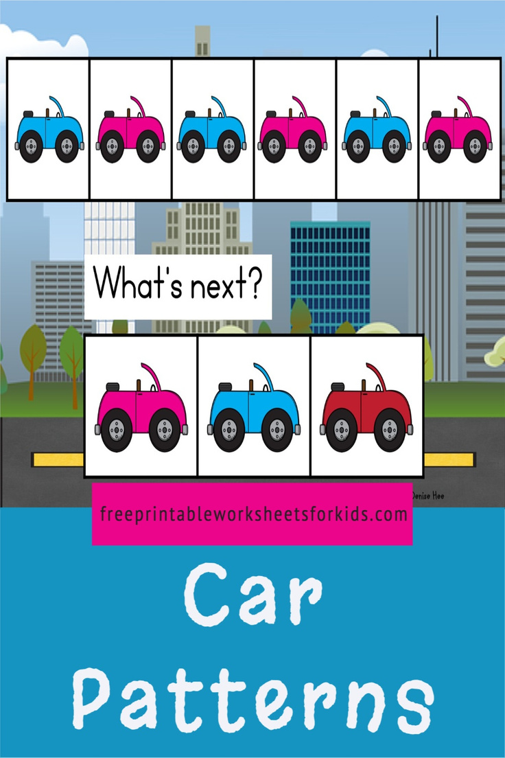 Kindergarten students will love these fun pattern activities with a unique transportation theme! Using a choice board of three different colored cars, students will master the skill of continuing an ABAB pattern in no time at all, and the cute vehicles will keep them coming back for more.