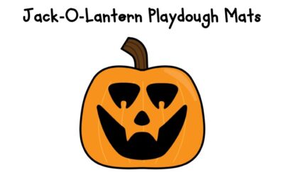 Halloween Playdough Mats: Spooky Jack O’ Lanterns