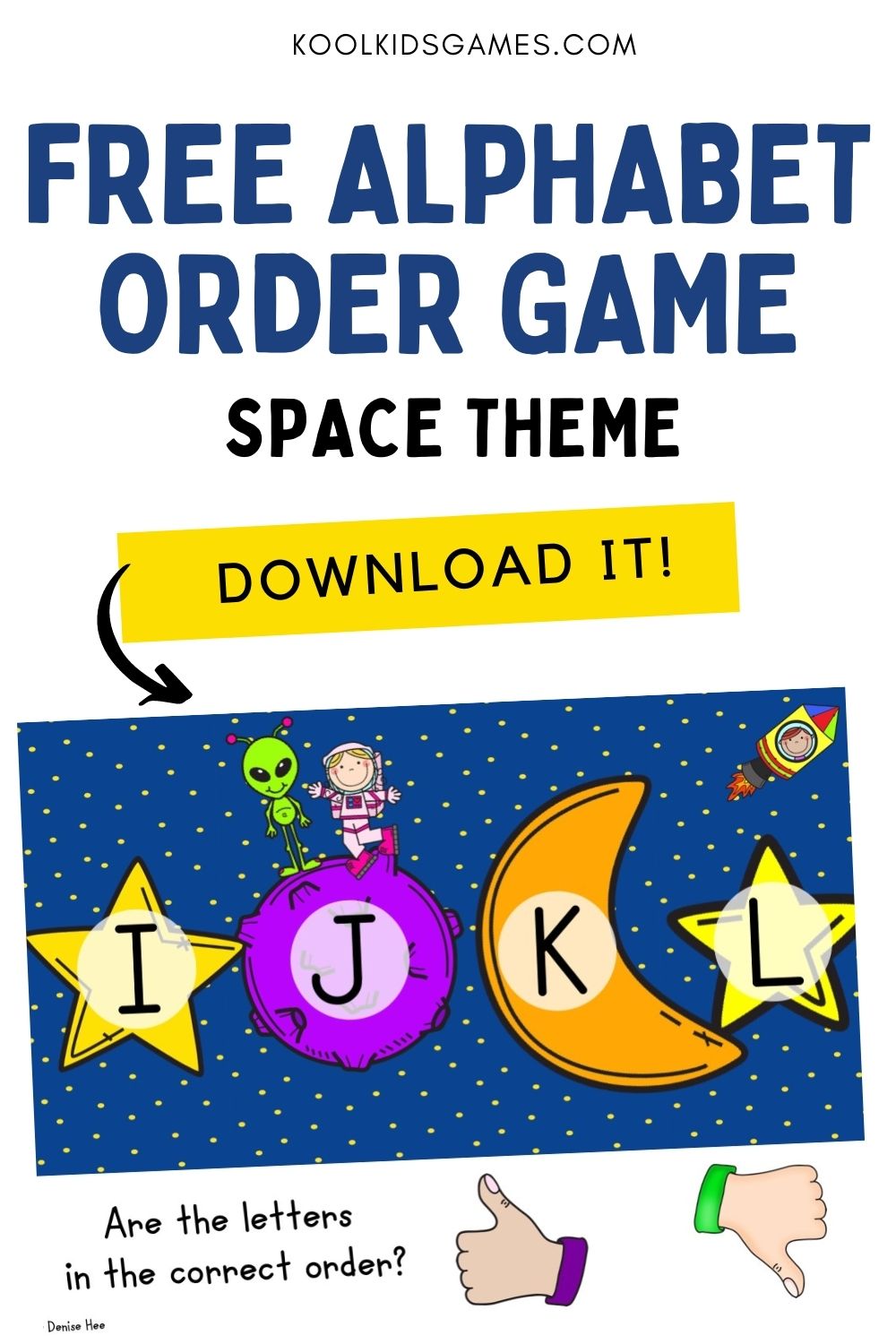 At a foundational level, you can adapt any of your alphabet order activities to have a space theme, and these cute alphabet sequence clip cards will keep your students engaged with their fun pictures and challenges. They are a great way to have your students work on learning the alphabet independently.