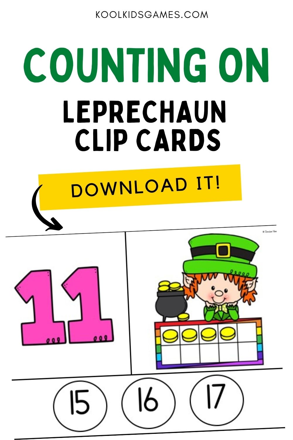 This St Patrick’s Day printable will give your students opportunities to work on counting on from a number and counting with ten frames. They will become confident with counting forwards and backwards by single digits, and to be able to explain how counting on makes the amount greater and the number bigger.