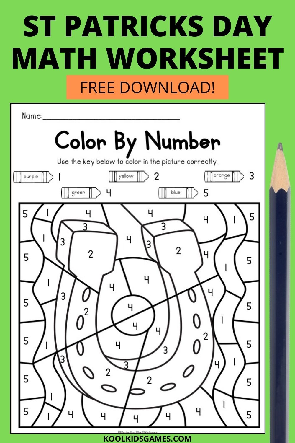 These cute St Patrick’s Day worksheets will help with number recognition 1-20 while also making for a great display for your classroom wall. The non-religious nature of the holiday makes it an accessible theme for all of your students in your classroom,and your March lesson plan should aim to incorporate everything green, leprechaun and clover into your academic centers.