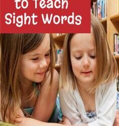 4 Engaging Ways to Teach Sight Words