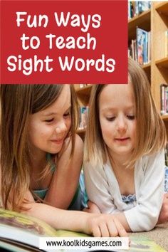 Here are some fun ways to teach sight words to help your kindergarten students master their Dolch sight word list in next to no time!