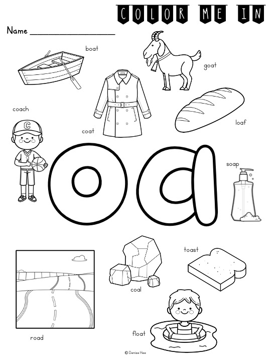 Long vowel worksheets like this pack of no-prep phonics worksheets help students explore words with oa sounds and words with oe sounds through a series of activities, from matching pictures to tracing the letters as part of longer words. This variety of activities gives students multiple attempts to practice and rehearse both reading and writing the long o sound.