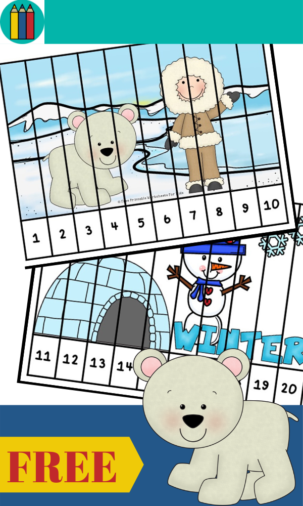 These winter themed number puzzle strips 1 to 20 represent an easy and fun way to have your students master their number sequencing skills this season. There are 2 different puzzles for number order from 1 to 10 and number sequencing 11 to 20.