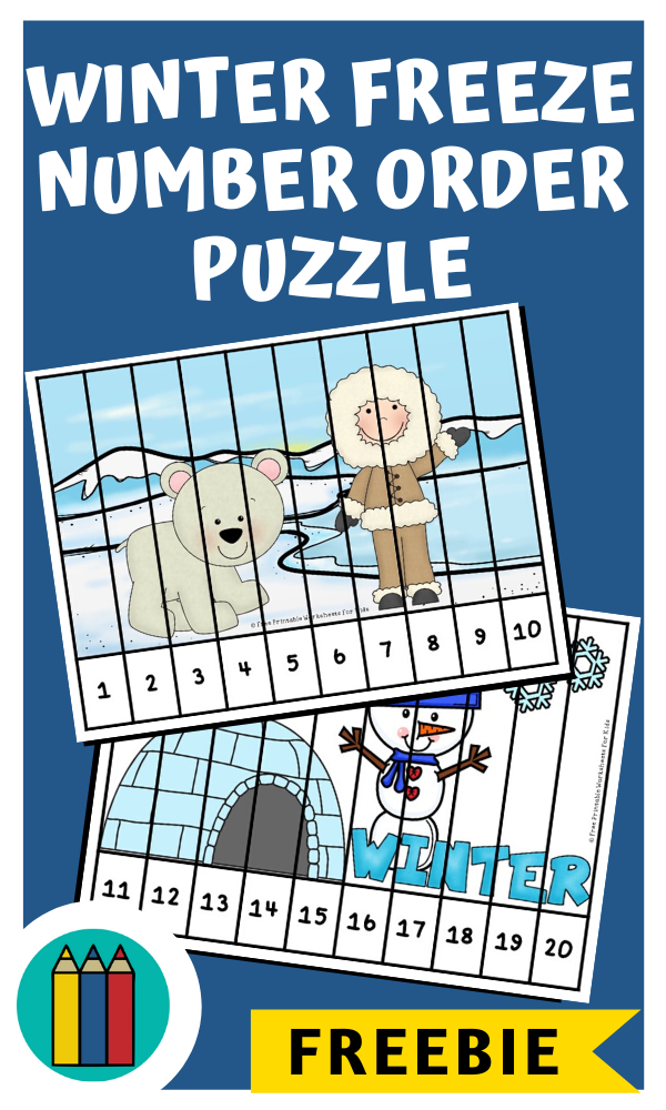 These winter themed number puzzle strips 1 to 20 represent an easy and fun way to have your students master their number sequencing skills this season. There are 2 different puzzles for number order from 1 to 10 and number sequencing 11 to 20.