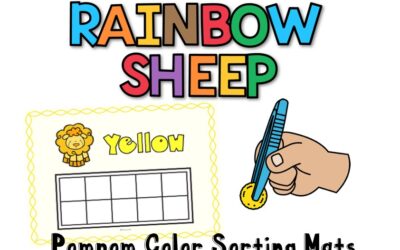 Sort by Color with Baa Baa Rainbow Sheep