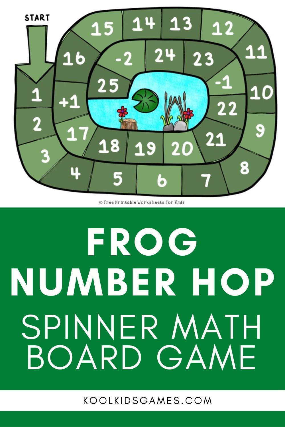 This frog number hop activity is the perfect math partner game for spring as it incorporates discussions about the life cycle and habitats of a frog along with the tricky counting concepts of more and less. Once your students learn how to play this frog math activity for kindergarten, they’ll be hopping back for more every day!