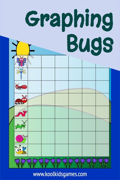 In this simple spring graphing printable, your students will practice bugs graphing skills by going outside and counting the number of bugs that fit each of the major categories. Not only is this a fun outdoor math activity for kindergarten but it gets your students talking about counting and classifying bugs.