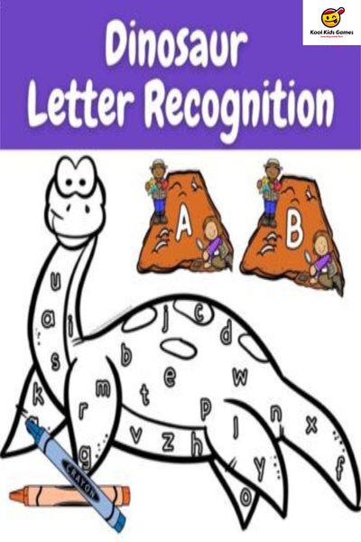 This letter-saurus fossil digging alphabet activities for preschool will have your students excited about letter recognition as they become junior paleontologists for the day. The basic activity is matching the letter card to the letter on the playing mat and coloring it as they “discover” each letter in this fun dinosaur letter ID activity.