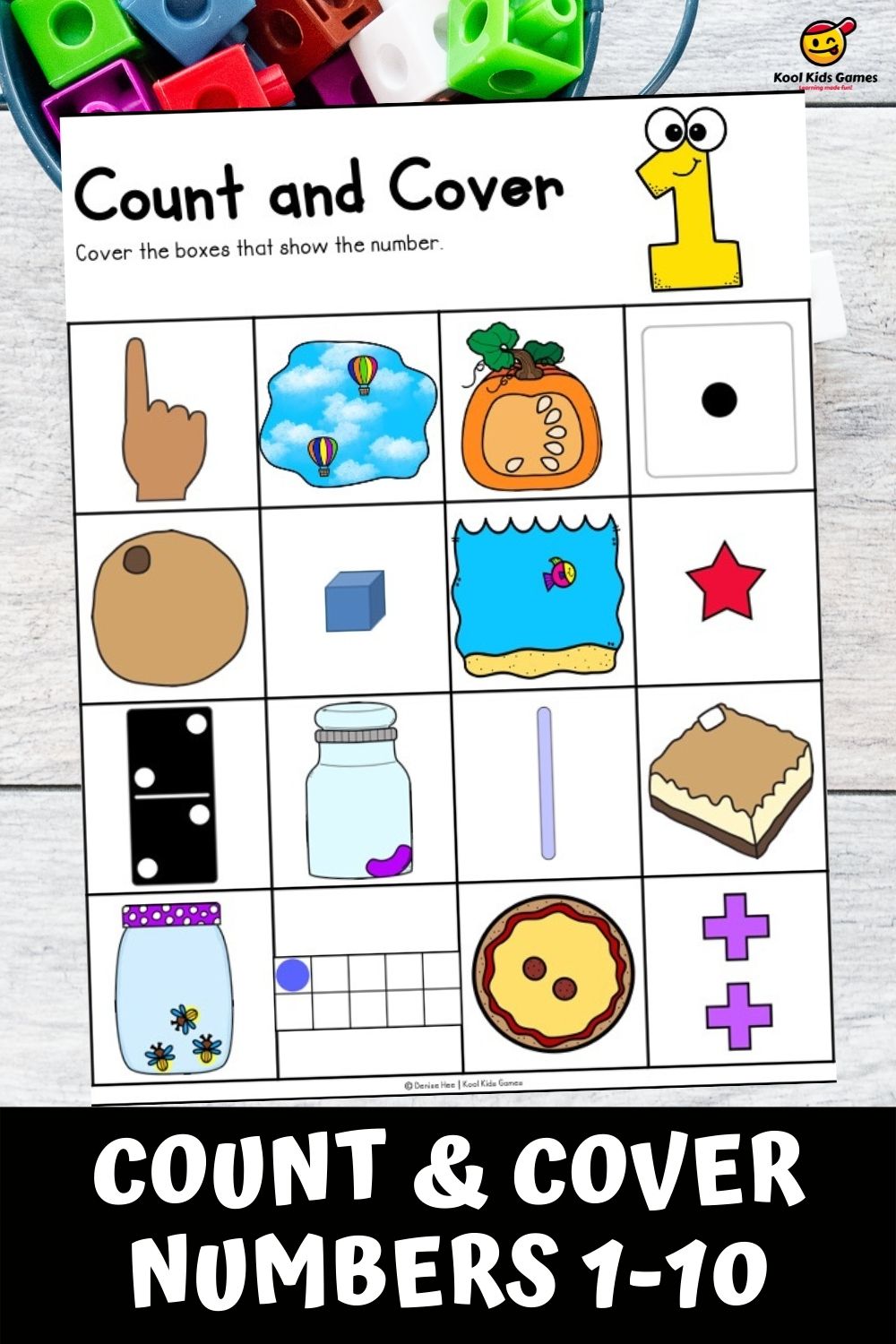 These count and cover number mats give your students multiple opportunities to practice recognizing different forms of each number as they practice counting to 10. There’s lots of ways to turn these mini eraser math activities into games so that your students will want to play all year long.