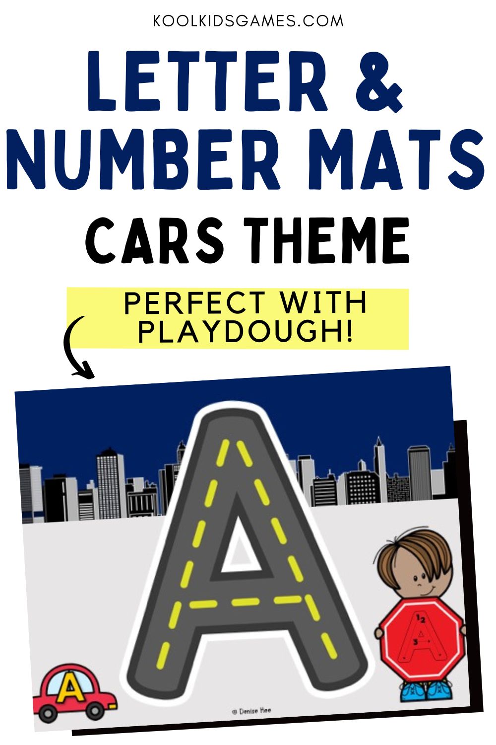 Anything that uses a transportation theme for kindergarten will get you students engaged, and these alphabet and number playdough mats are a fantastic grab and go activity that will have them both uppercase and lowercase alphabet tracing as well as number tracing all year long.