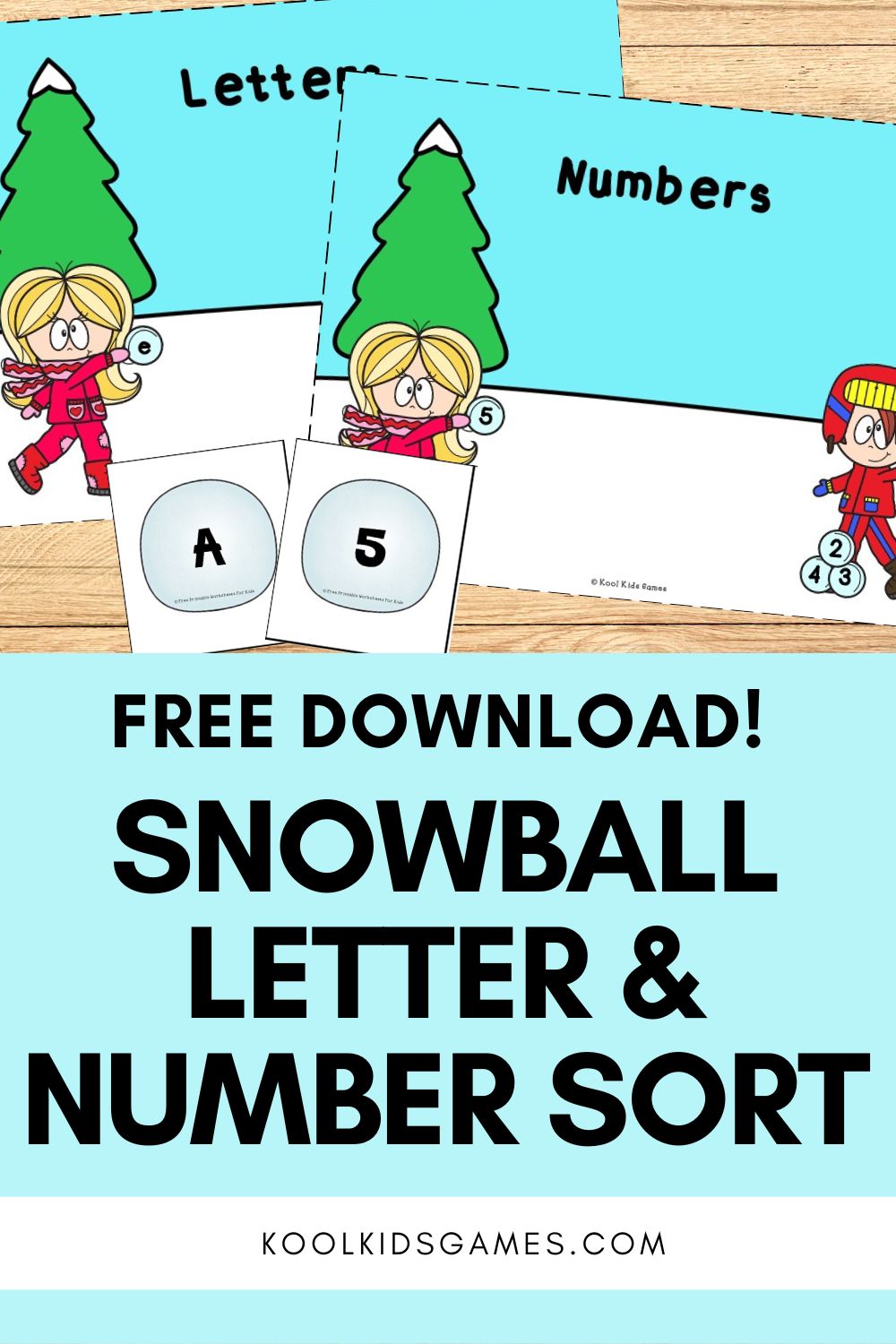 This freebie is SNOW much fun and can be used as more than just a number and letter sorting activity. Download this snowball sorting mat to differentiate letters and numbers, spell words, count out objects and more!