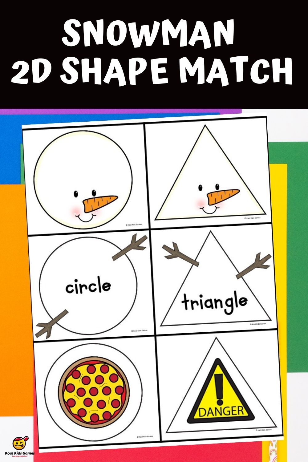 Add these Snowman Shape Puzzles to your lesson plan on shapes for preschoolers today! In this preschool shape activity, your students will match the snowman shapes to real life 2D shapes. Upgrade your preschool winter theme toolbox today!