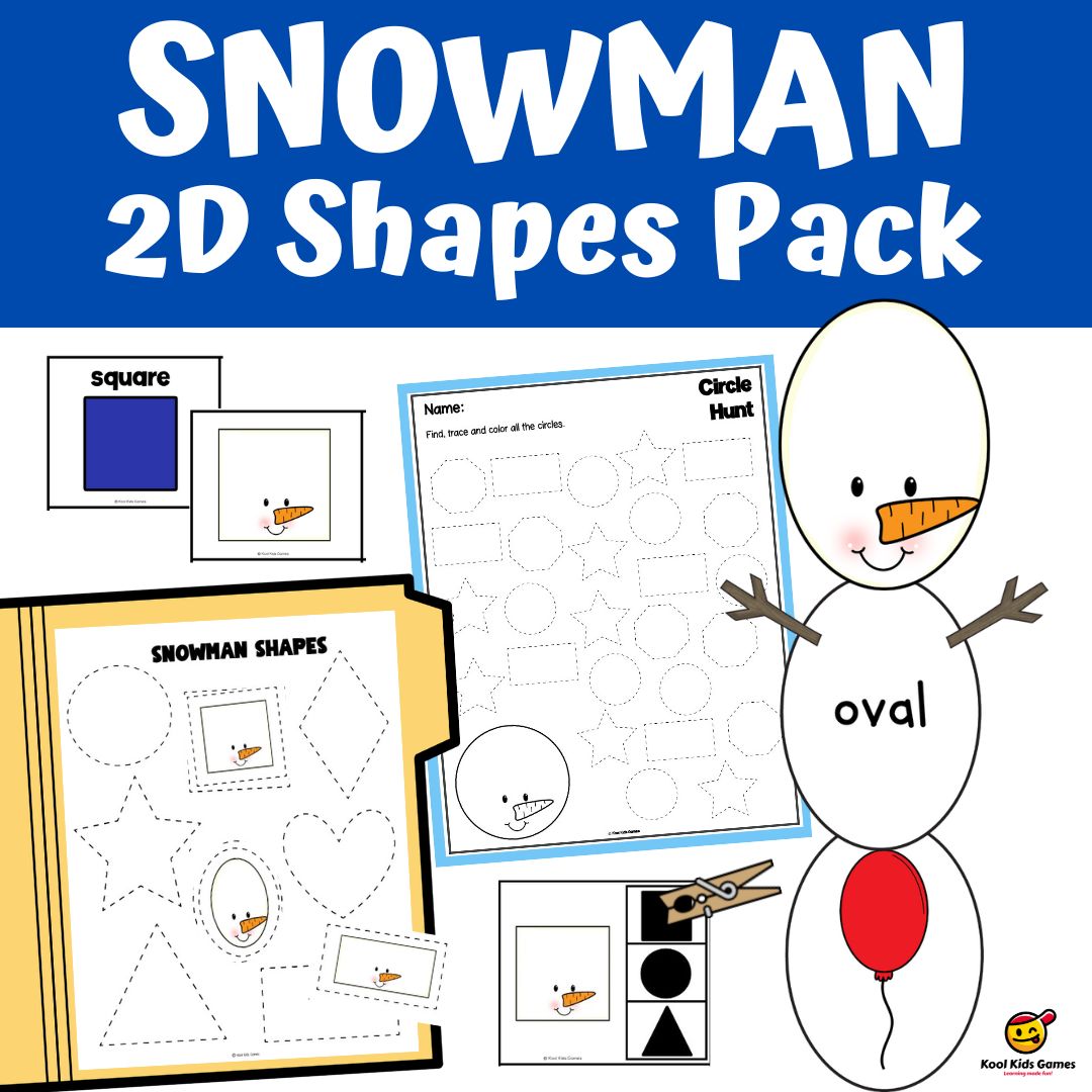 Fun Winter Printables for Preschool and Kindergarten | Snow Themed Games | Hands On Math Homeschool Activities | Kids Classroom Literacy Center Ideas and Worksheets #FreePrintableWorksheetsForKids #snow #snowflake #snowman #winter