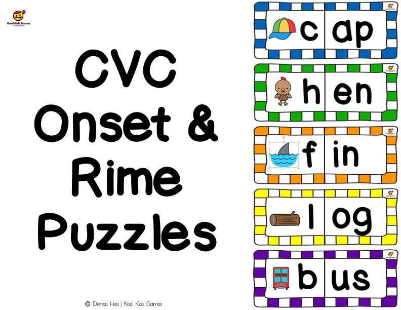 There’s nothing more exciting for young readers than learning the ability to decode and understand new words all by themselves! In this all-in-one packet, you’ll get over 130 CVC words that help with learning word families based on onset and rime groupings. Even better, it can be used as a listening, reading or writing center! Read on to find out how to teach onset and rime to improve phonemic awareness.