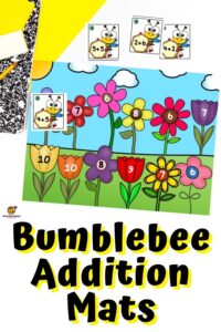 Bumblebee Addition Game: The Perfect Spring Math Center for Kindergarten!