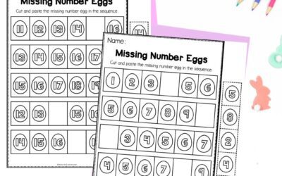 Missing Number Eggs 1-20