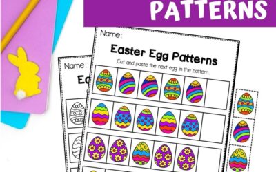 Easter Egg Patterns: Free Pattern Worksheets for Kindergarten